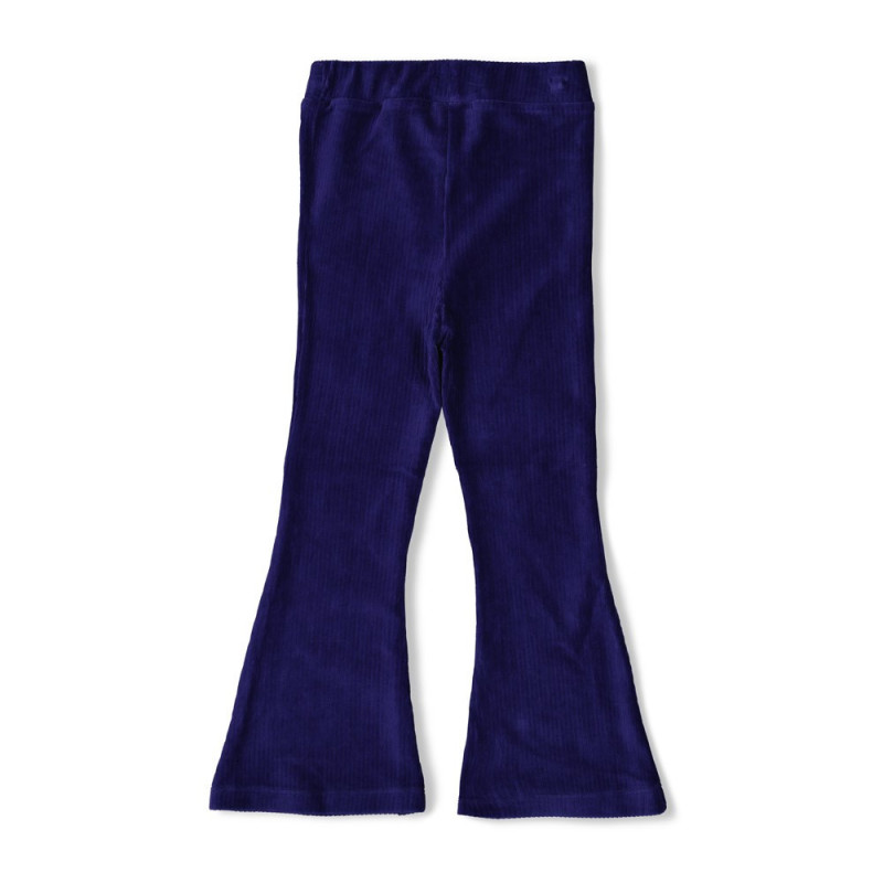 Jubel Flared broek velours rib - Wild Soul Indigo