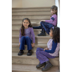 Jubel Flared broek velours rib - Wild Soul Indigo