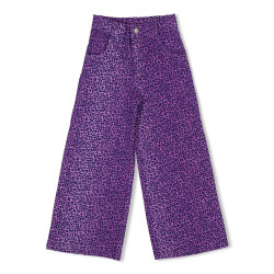 Jubel Flared broek AOP - Wild Soul l.Lila