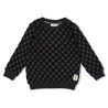 Sturdy Sweater ruit badstof - Couch Club Antraciet