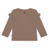 Babyface baby girls t-shirt long sleeve Sepia