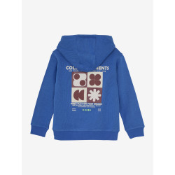 Daily 7 Hoodie Backprint Dusty Kobalt