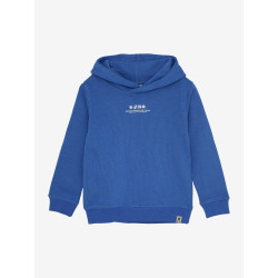 Daily 7 Hoodie Backprint Dusty Kobalt