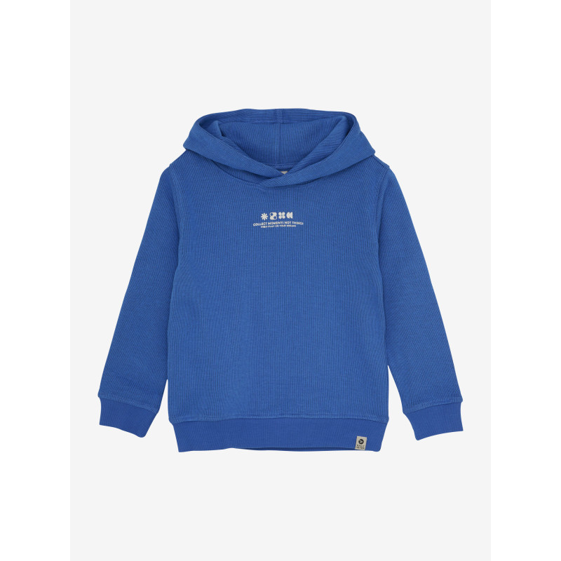 Daily 7 Hoodie Backprint Dusty Kobalt