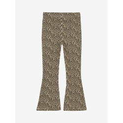 Daily 7 Animal Flared Pants Latte Sand