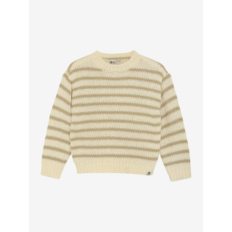 Daily 7 Knitted Sweater Stripe Sand