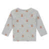 A Tiny Story baby t-shirt long sleeve Light Grey Melange