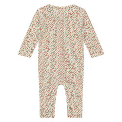 A Tiny Story baby suit long sleeve Light Grey Melange