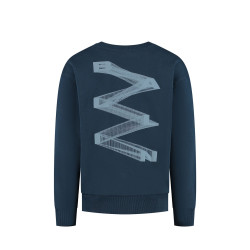 Ballin Junior ZigZag Logo Sweater Navy