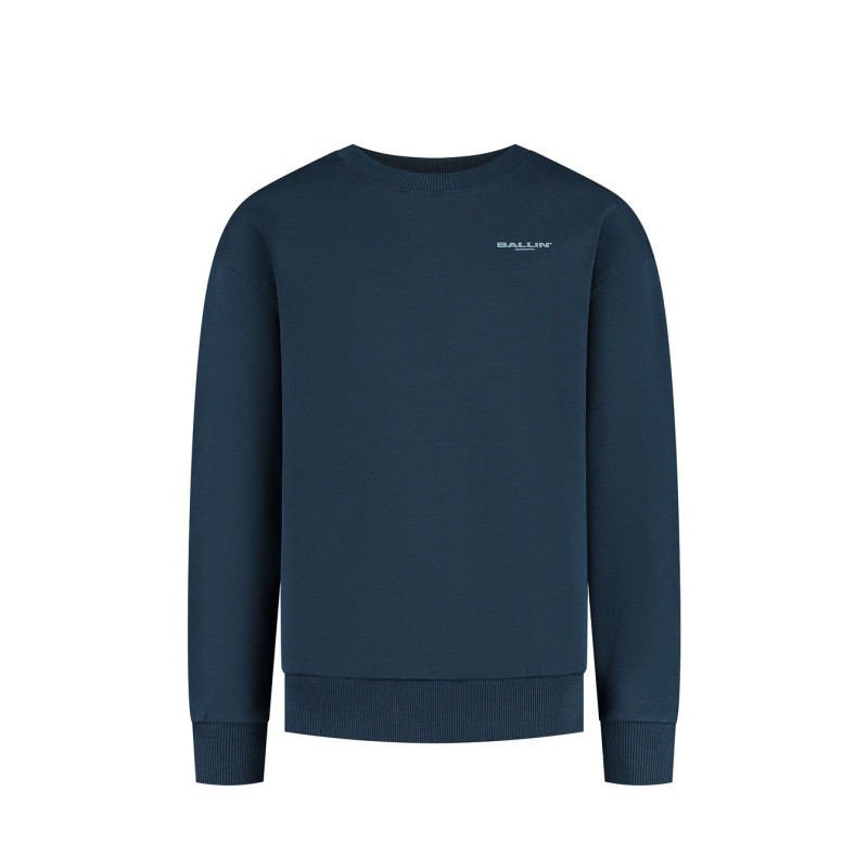 Ballin Junior ZigZag Logo Sweater Navy