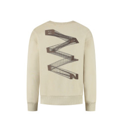 Ballin Junior ZigZag Logo Sweater Sand