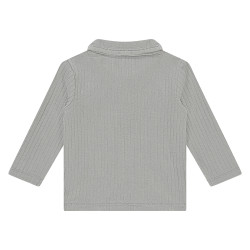 A Tiny Story baby t-shirt long sleeve Steel