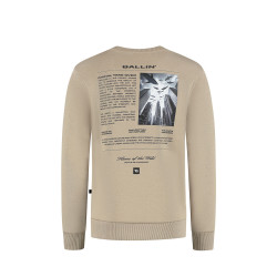 Ballin Junior Animal Take Over Sweater Taupe