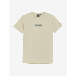 Indian Blue Jeans T-Shirt Chest Print  Sand