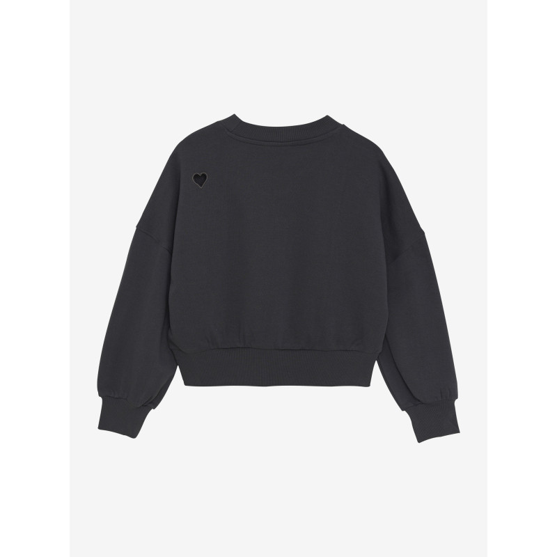 Indian Blue Jeans Sweater Lava Dye  Grey