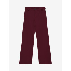 Indian Blue Jeans Pants Wide Leg  Burgundy