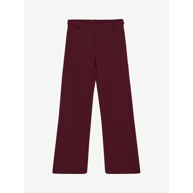 Indian Blue Jeans Pants Wide Leg  Burgundy