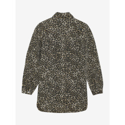 Indian Blue Jeans Dress Leopard Sand