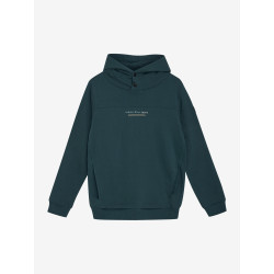 Indian Blue Jeans Hoodie Chest & Backprint Green