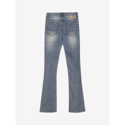 Indian Blue Jeans Flared Fit Medium Denim  Blue