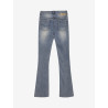 Indian Blue Jeans Flared Fit Medium Denim  Blue