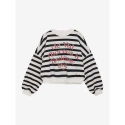 Indian Blue Jeans Sweater Stripe White