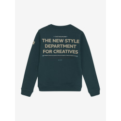 Indian Blue Jeans Loose fit Sweat Backprint Green