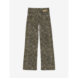 Indian Blue Jeans Wide Fit Leopard Sand