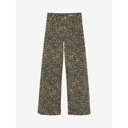 Indian Blue Jeans Wide Fit Leopard Sand