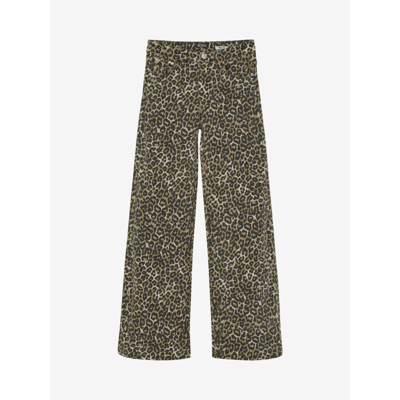 Indian Blue Jeans Wide Fit Leopard Sand