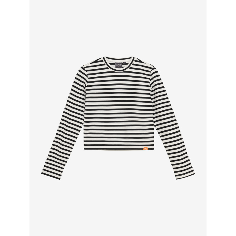 Indian Blue Jeans Longsleeve  Stripe Black