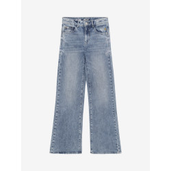 Indian Blue Jeans Wide Fit Medium Denim  Blue