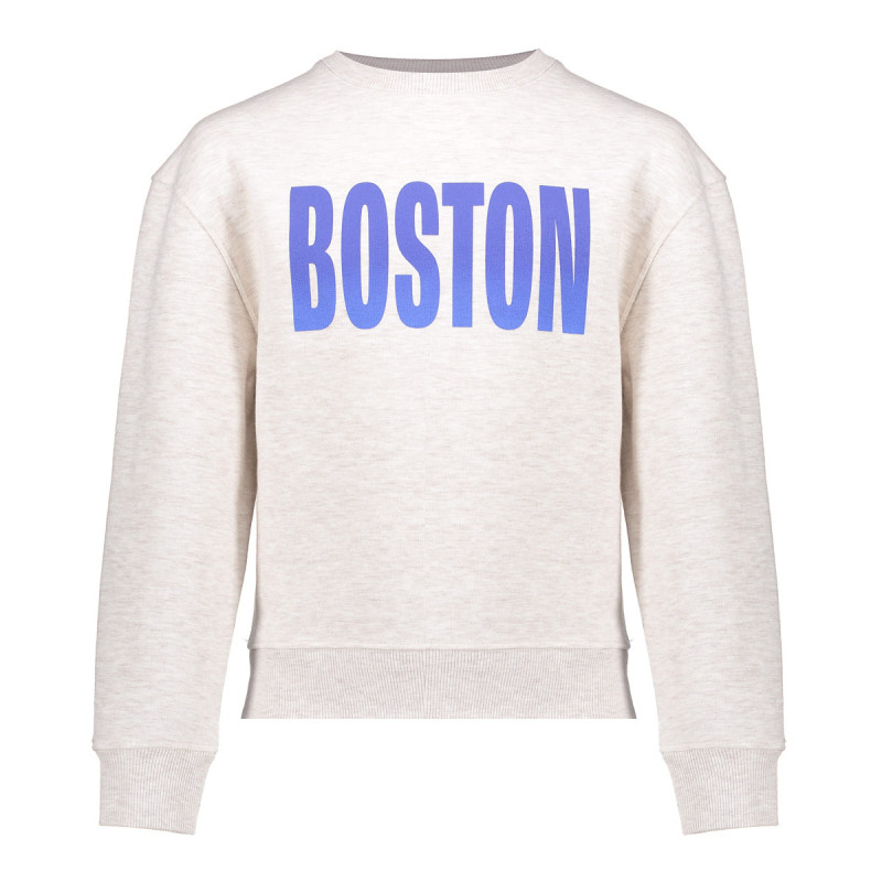 Geisha Kids Sweater Boston beige melange/blue