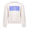 Geisha Kids Sweater Boston beige melange/blue