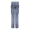 Geisha Kids Jeans leopard print coated blue denim printed coated