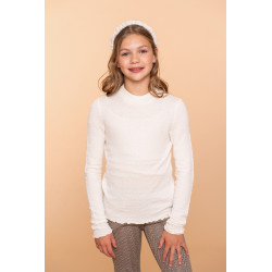 Geisha Kids Top ls structure off-white