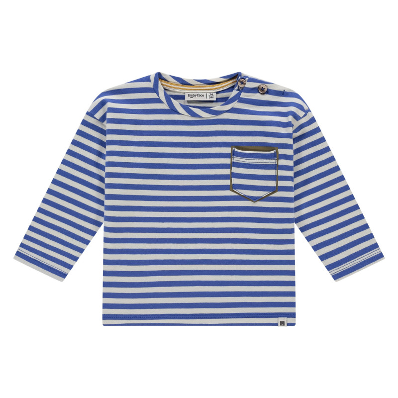 Babyface baby boys t-shirt long sleeve Sky
