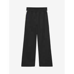 Indian Blue Jeans Check Pants Black