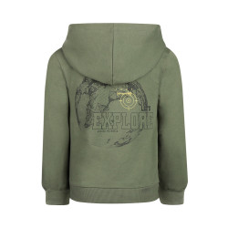 Koko Noko Sweater with hood Green