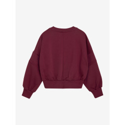 Indian Blue Jeans Sweater Crochet Burgundy