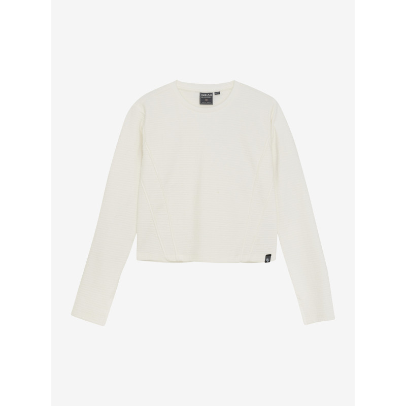 Indian Blue Jeans Cropped Longsleeve White