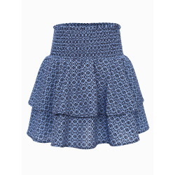 LOOXS 10Sixteen Printed Smock Skorts Blue etnic print