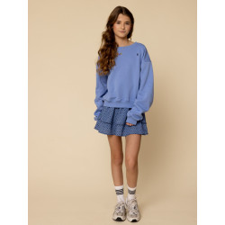 LOOXS 10Sixteen Printed Smock Skorts Blue etnic print