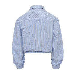 LOOXS 10Sixteen stripe blouse Blue sky
