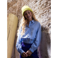 LOOXS 10Sixteen stripe blouse Blue sky