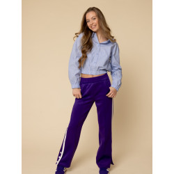 LOOXS 10Sixteen stripe blouse Blue sky