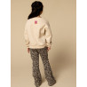LOOXS Little jaquard pants sandy leopard
