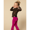 LOOXS Little velvet rib pants magenta pink