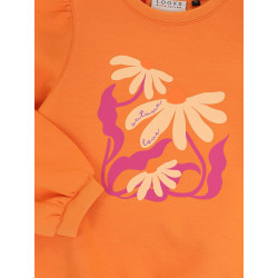 LOOXS Little sporty scuba sweat sweater Bright orange