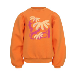 LOOXS Little sporty scuba sweat sweater Bright orange